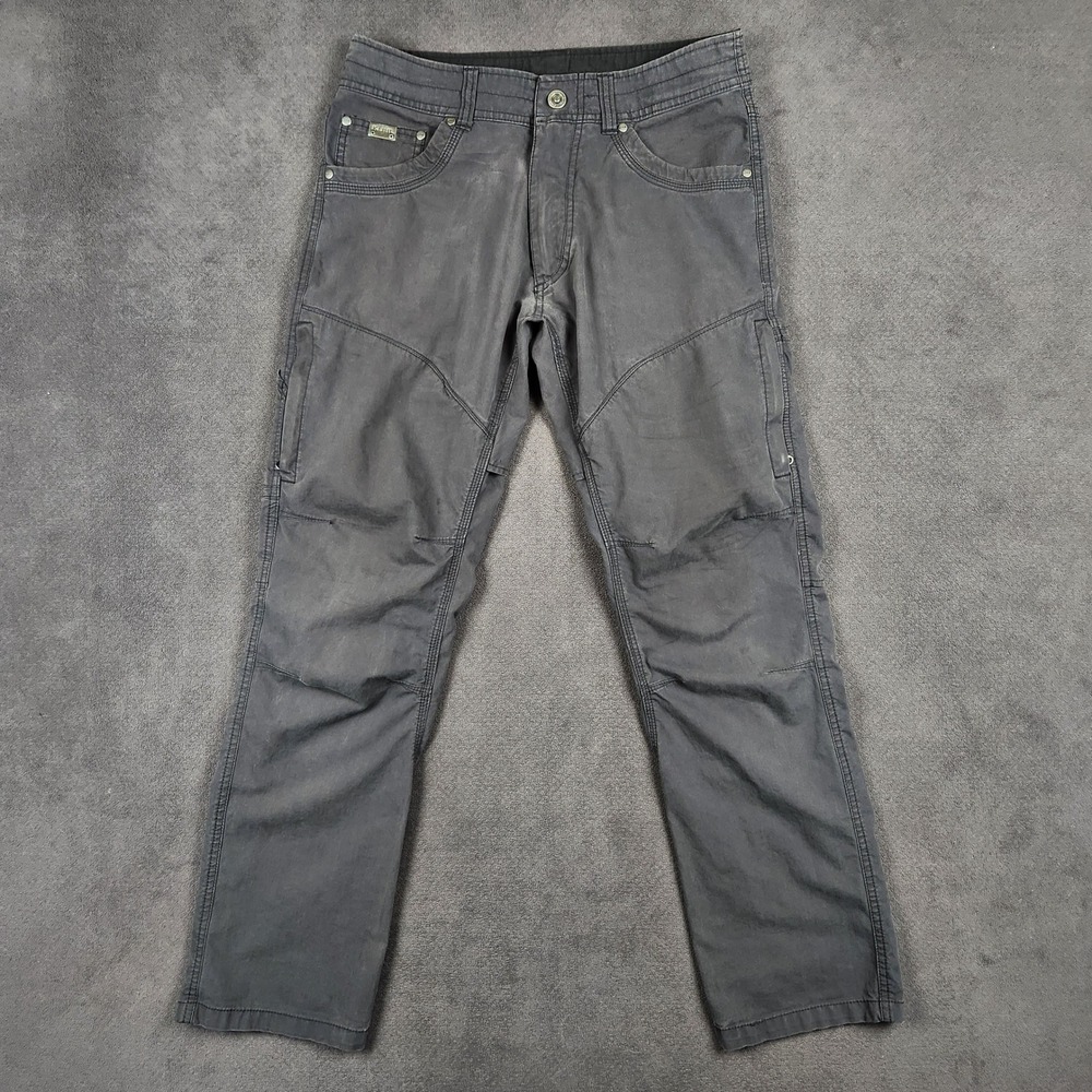 KUHL Konfidant Air Pant Mens 30x30 Gray Vented Knee Stretch Outdoor Hiking 5098